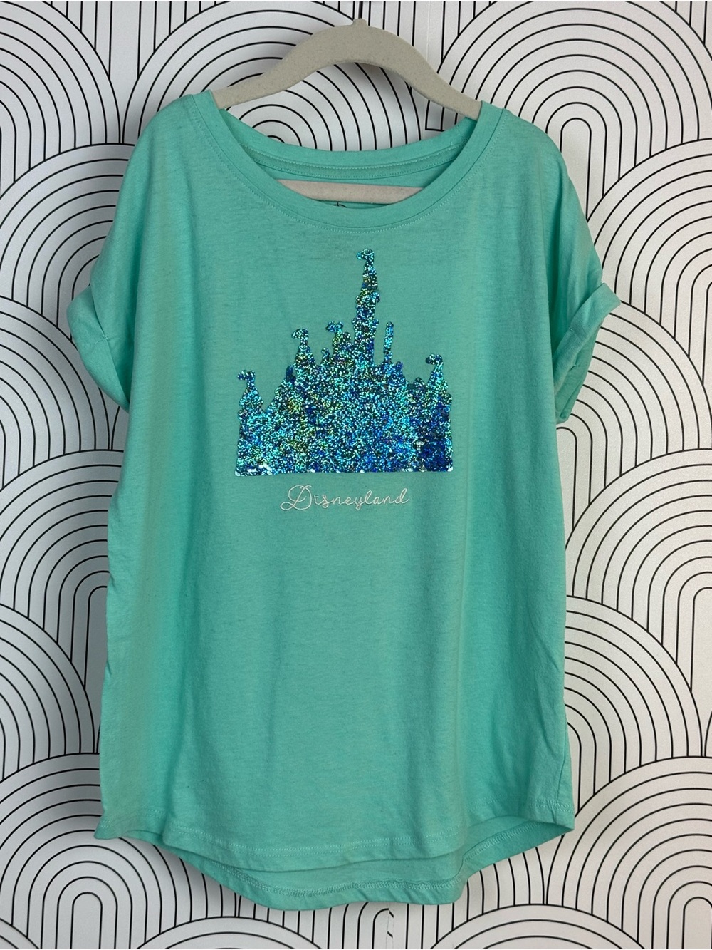 Disney Girls Short Sleeve Tee / flip sequins